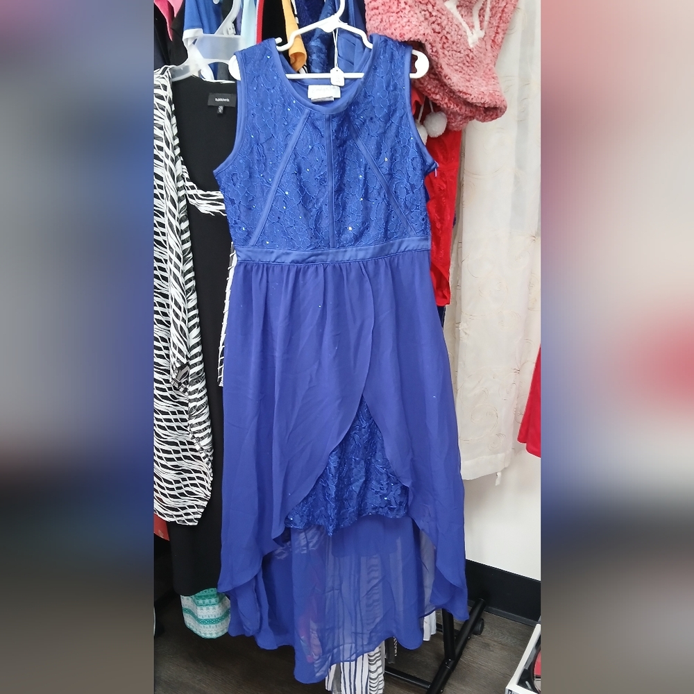 Emily Rose Royal Blue Lace Dress